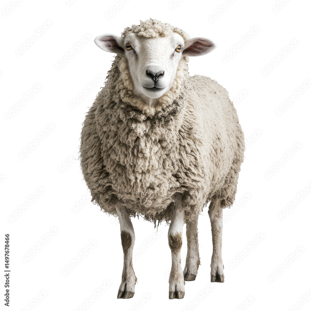 Sheep portrait, front view (1) Sheep portrait, front view (1)