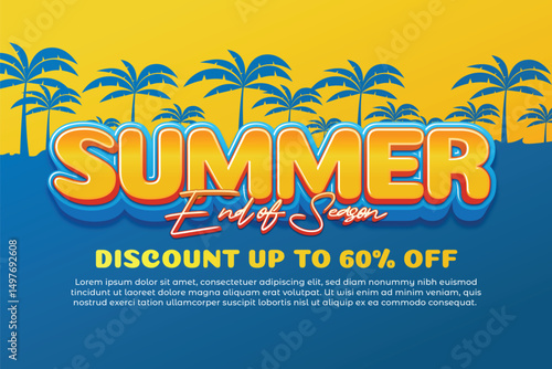 Summer End of Season Discount Promotion