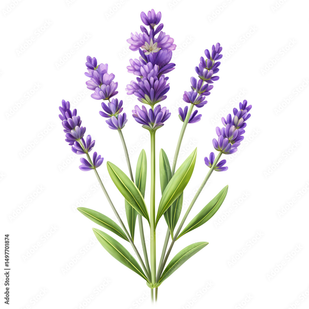 Naklejka premium Soothing Lavender Bundle