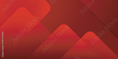 Red abstract modern background. Suit for business, institution, conference, party, Vector illustration