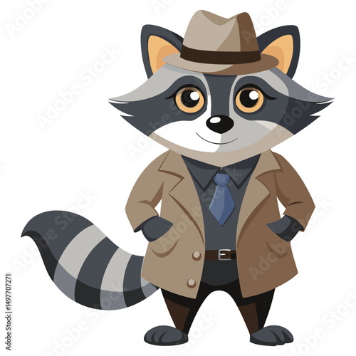 Detective raccoon