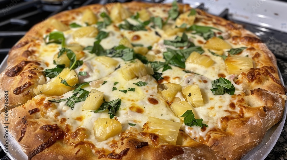Unveiling the Tropical Allure of Hawaiian Pineapple Pizza: A Delicious Fusion of Sweet, Savory, and Controversial Charm in Every Slice Unveiling the Tropical Allure of Hawaiian Pineapple Pizza: A Delicious Fusion of Sweet, Savory, and Controversial Charm in Every Slice