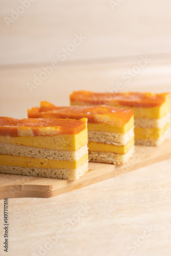 Homemade orange pie