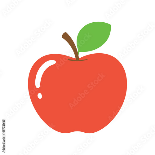 Simple apple vector illustration

