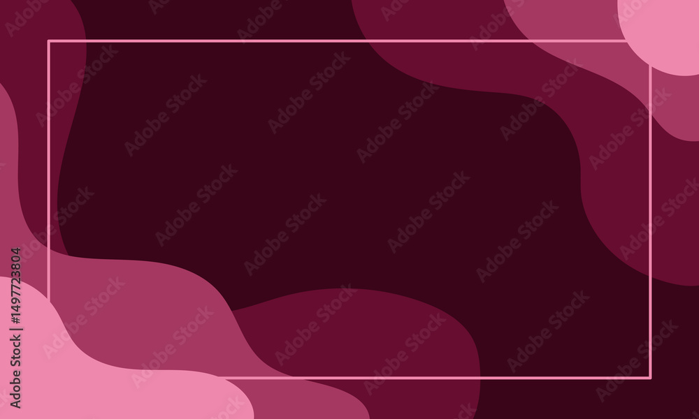 Fototapeta premium abstract vector purple trendy background. paper cut abstract liquid shape background. minimalist dynamic style banner design.