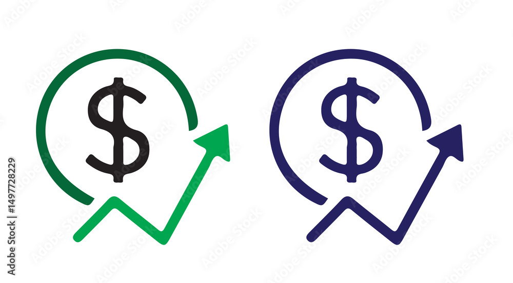illustration of dollar sign illustration of dollar sign