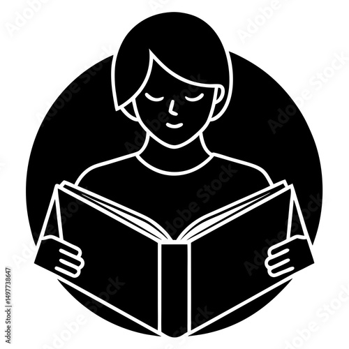 Student-reading-icon 