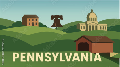 Pennsylvania Rolling Hills and Farmlands.eps