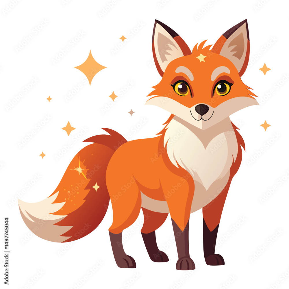Obraz premium Dreamy fox
