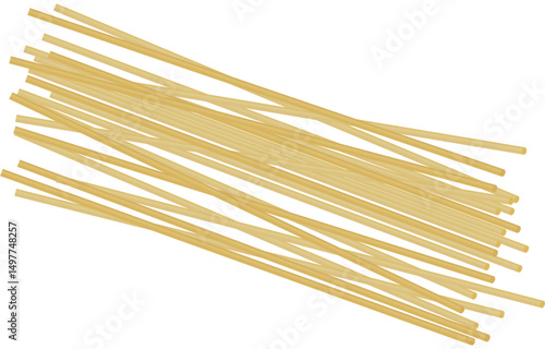 toothpicks isolated on white background