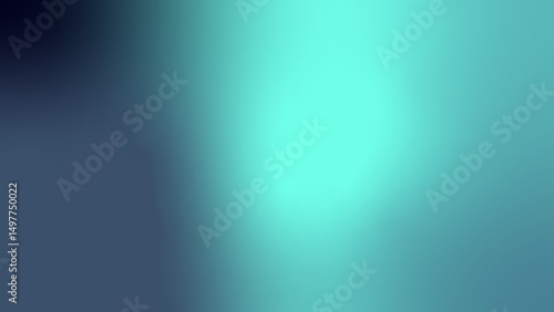 Gradient Turquoise and Black Background