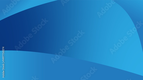Abstract Blue Gradient Background with Smooth Blended Colors