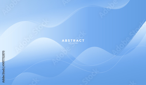 abstract blue wave background
