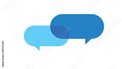speech bubbles, communication concept, vector illustration
