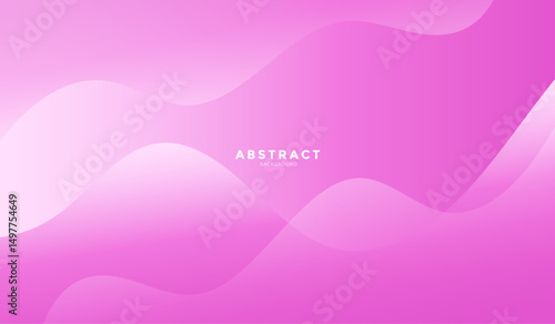 Abstract pink background with wave