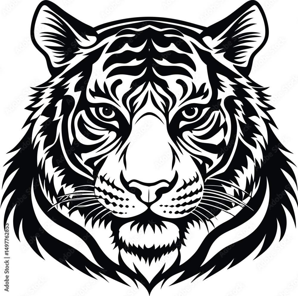 tiger head vector tiger head vector