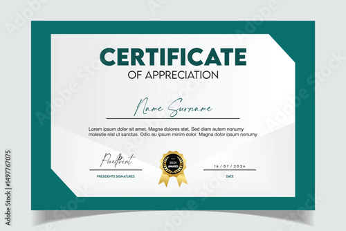 certificate of completion template