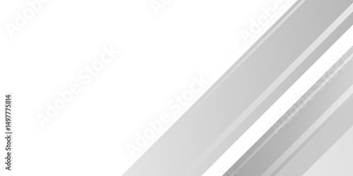 Modern banner web template abstract gray line shape with futuristic concept background. Vector abstract graphic design banner pattern presentation background web template. concept vector illustration.