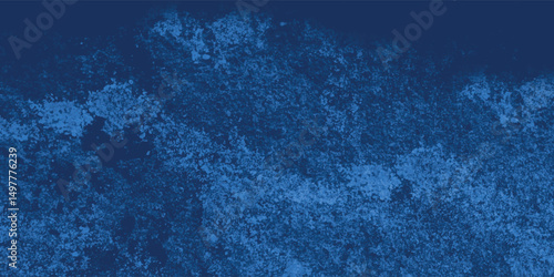 Artistic impression of blue turbulence with light symbol evoking mystery and nature

