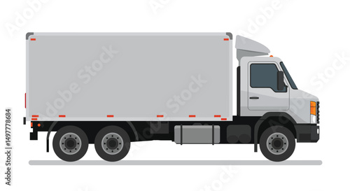 Delivery Truck with Cargo