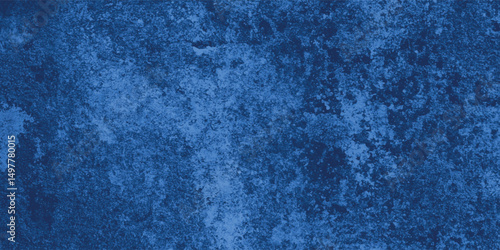 Deeply emotional abstract blue painting with central point of light emerging from darkness

