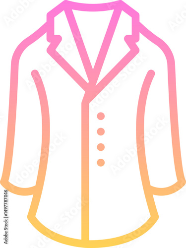 Long coat icon