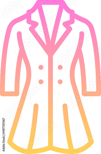 Long coat icon