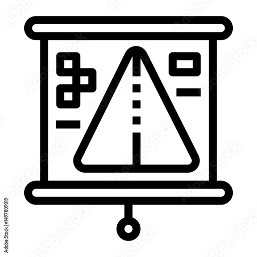 icon sharpen with style outline
