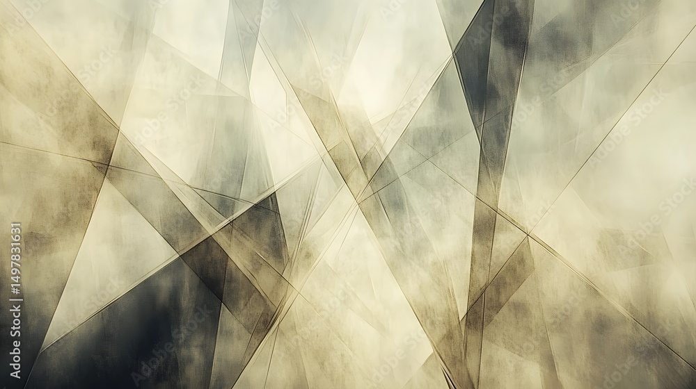 Abstract Beige and Brown Geometric Art Background Abstract Beige and Brown Geometric Art Background