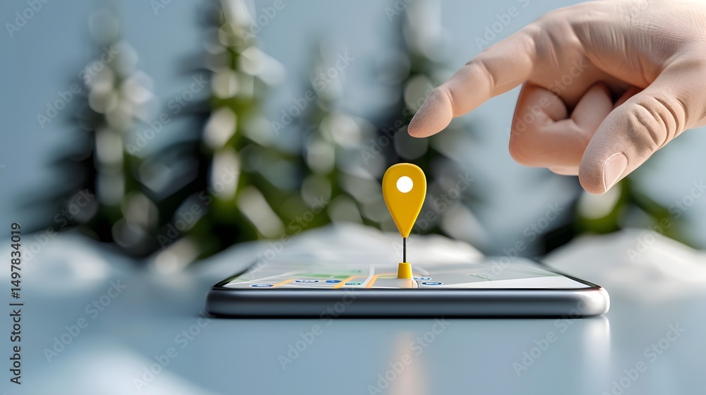 Smartphone navigation and location tracking in nature