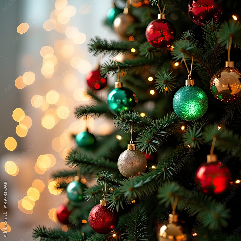 christmas tree and decorations christmas tree and decorations