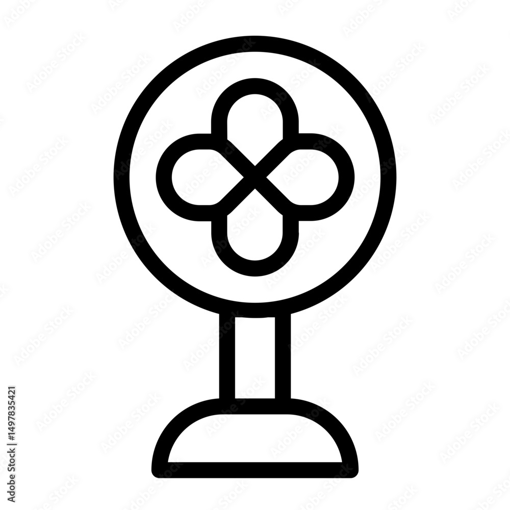 Obraz premium Fan Icon