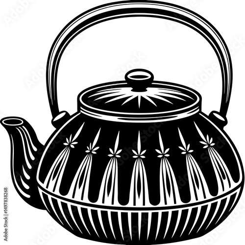 teapot vector illustration