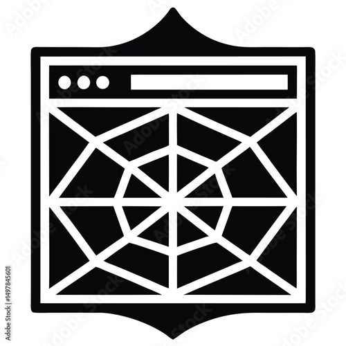 web designer element isolated high fidelity mockup on white background