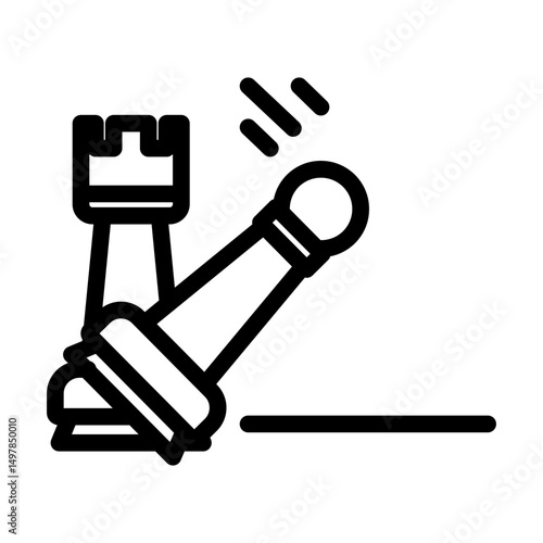checkmate line icon