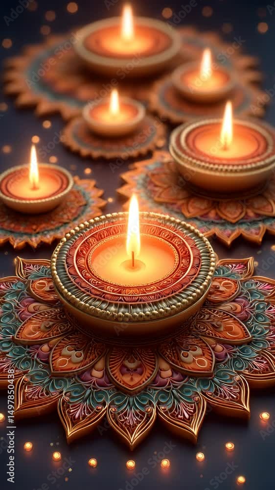 Beautifully arranged candles illuminating a festive atmosphere. Beautifully arranged candles illuminating a festive atmosphere.
