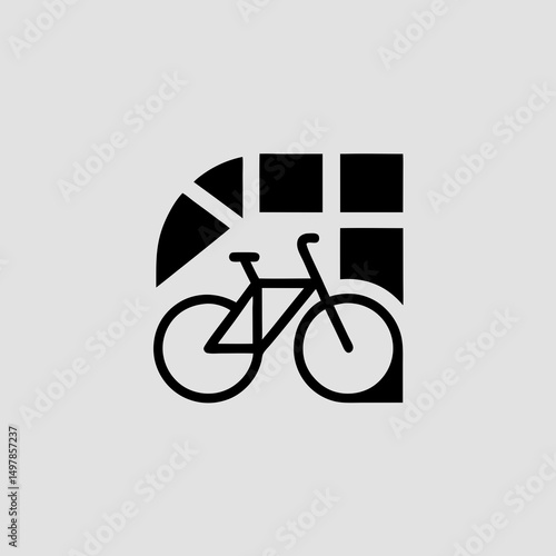 bicycle icon vector illustration