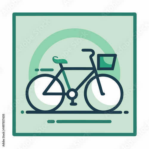 bicycle icon vector illustration