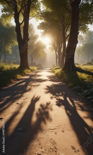 Realistic dappled shadow and light effects  Create dreamy, sun-dappled scenes ,  sun,  photo enhancement
