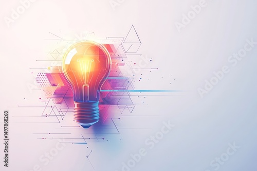 Innovative idea concept