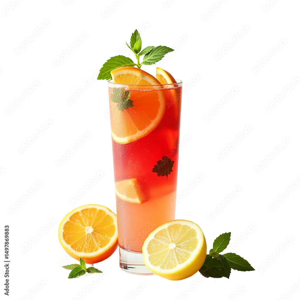 Fototapeta premium refreshing summer drink stand