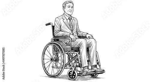disabled man in wheelchair