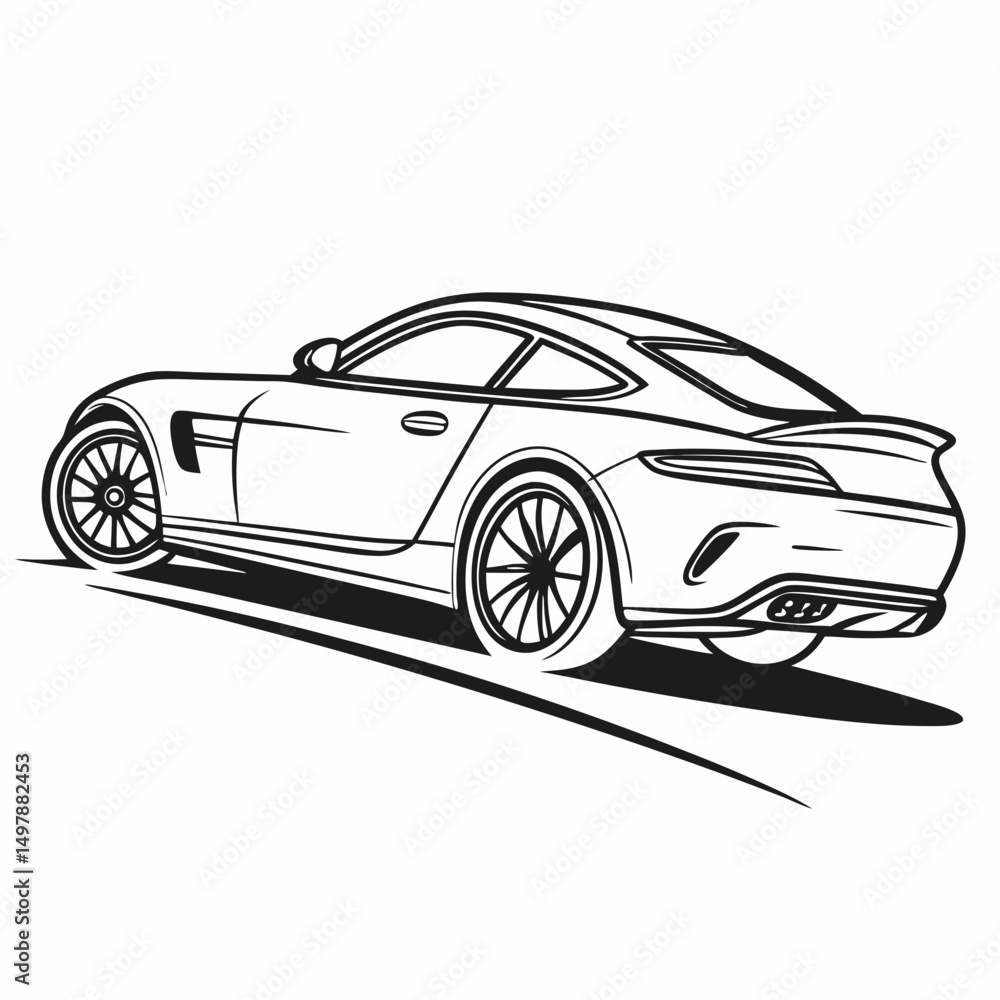 Fototapeta premium car vector illustration