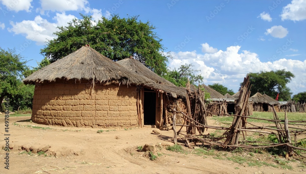 Traditional Maasai Dwelling in Olalem, Africa's Rich Cultural Heritage Traditional Maasai Dwelling in Olalem, Africa's Rich Cultural Heritage