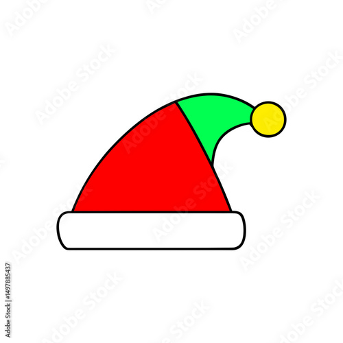 santa claus hat vector