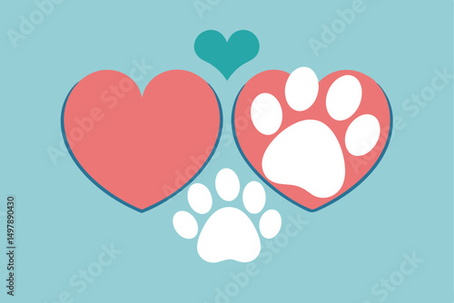 Heartfelt Paw Prints A Symbol of Pet Love