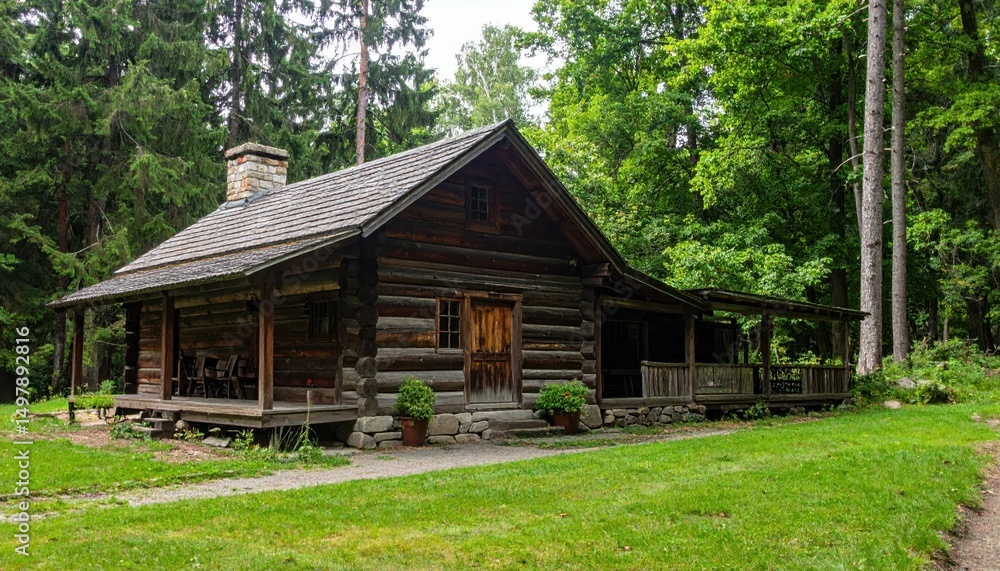Cozy Rustic Log Cabin in Forested Secluded Natural Setting Cozy Rustic Log Cabin in Forested Secluded Natural Setting