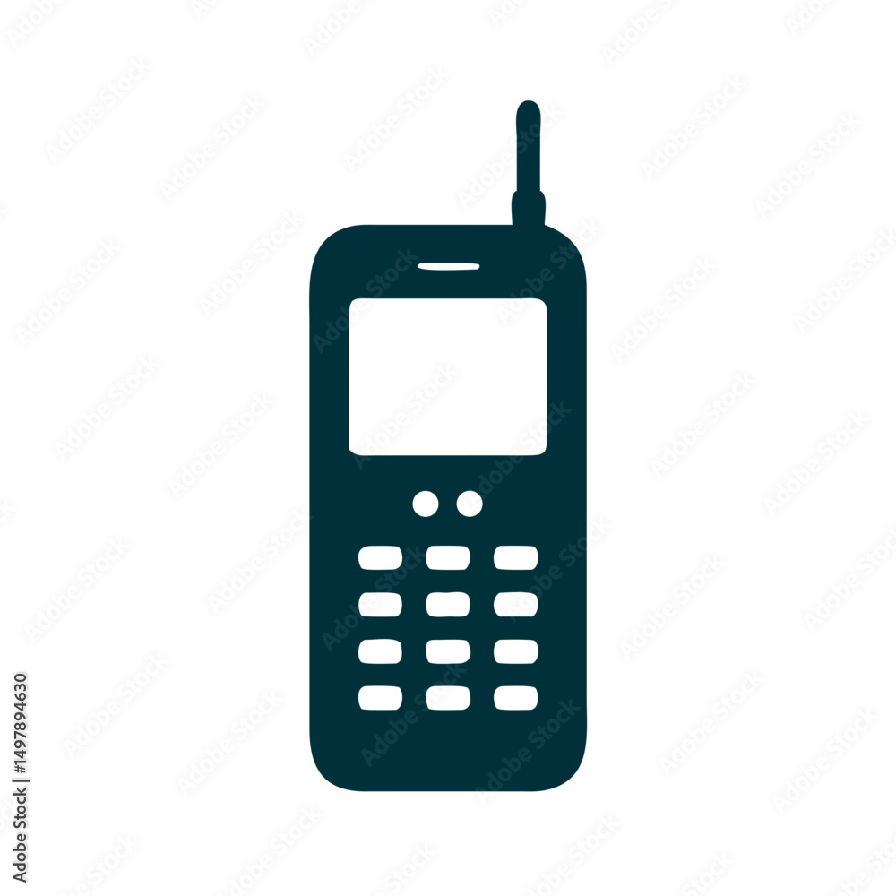 mobile phone isolated on white background mobile phone isolated on white background