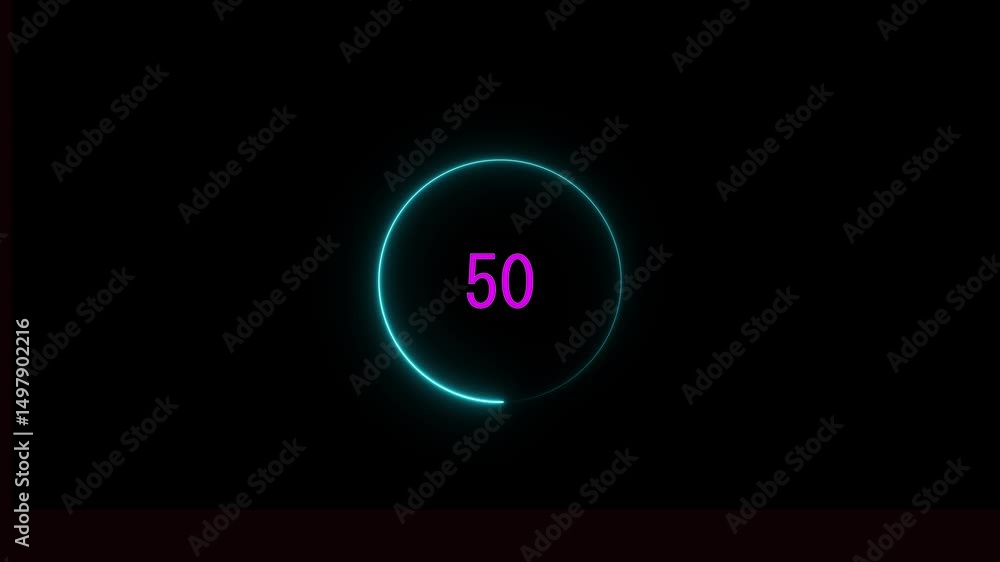 Neon vertical glowing 50 percent sign black background animation
Neon vertical glowing 50 percent sign black background animation