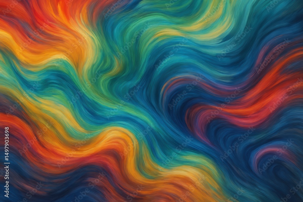 Vibrant Abstract Swirls of Color in Fluid Motion Vibrant Abstract Swirls of Color in Fluid Motion